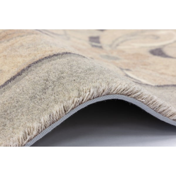 Tappeto in lana beige 170x240 cm Archie beige - Agnella-image-2