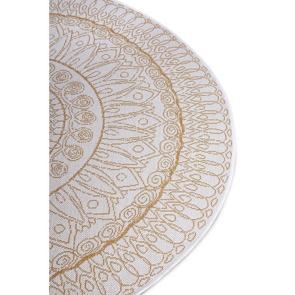 Tappeto rotondo crema ø 120 cm Spirit - Hanse Home-image-4