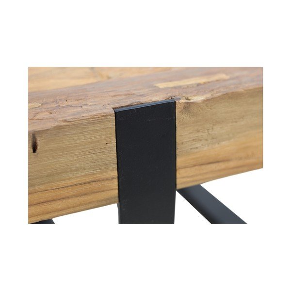 Tavolino in legno di teak non trattato Norton - HSM collection-image-3