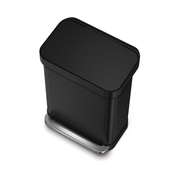 Cestino in acciaio nero opaco 55 l - simplehuman-image-3