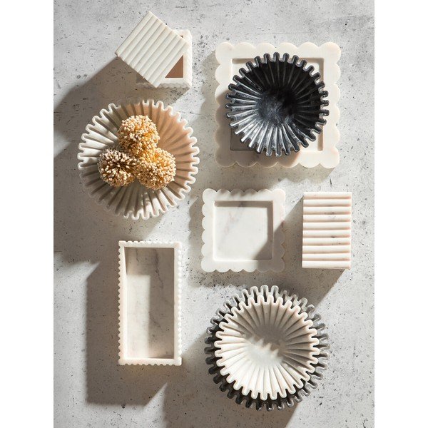 Vassoio decorativo in marmo ø 25 cm Savio – Premier Housewares-image-3