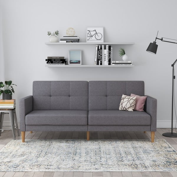 Divano letto grigio 82 cm Lilly - Støraa-image-1