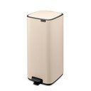 Cestino per la spazzatura beige in acciaio con pedale 30 l Bo – Brabantia
