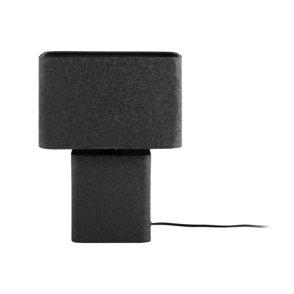 Lampada da tavolo nera in metallo (altezza totale 33 cm) Boaz Recto – Leitmotiv-image-3