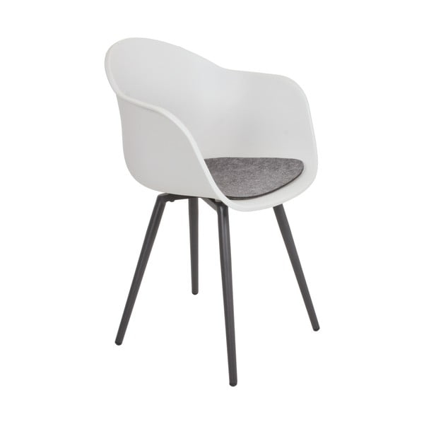 Sedia da giardino in plastica grigia Zara - Garden Pleasure-image-1