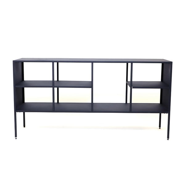 Libreria in metallo nero 140x70 cm Brooks - Canett