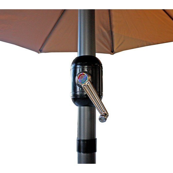 Ombrellone grigio 265x460 cm - Garden Pleasure-image-3