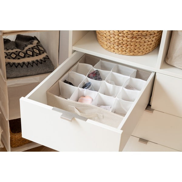 Organizzatore per cassetti in tessuto Nancy - Compactor-image-1