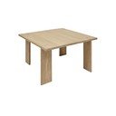 Tavolino da salotto di colore naturale in rovere massiccio 75x75 cm Oy – OYOY Living Design