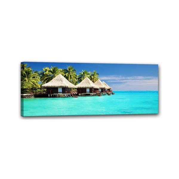 Quadro su tela Case, 60 x 150 cm - Styler-image-1