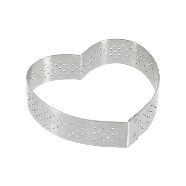 Teglia in acciaio inox, ø 8 cm Heart Ring - de Buyer