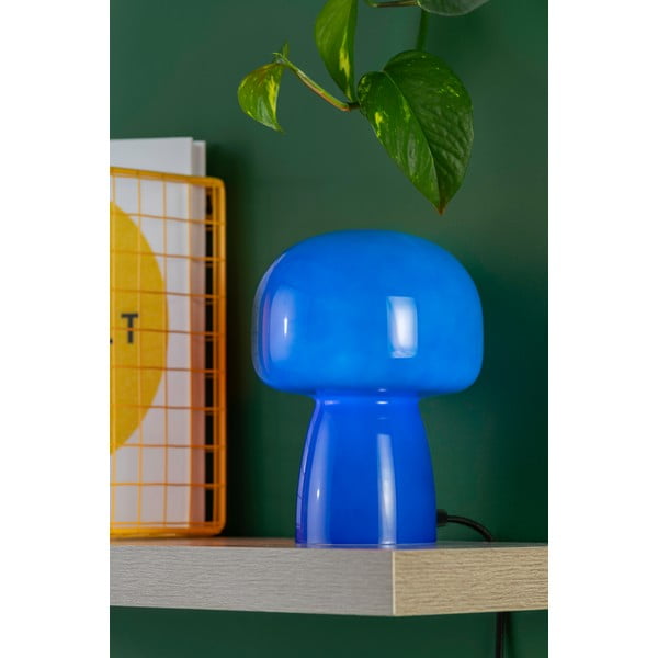 Lampada da tavolo blu (altezza totale 20 cm) Fervor  – Leitmotiv-image-1