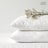 federa 80x80 cm White - Linen Tales