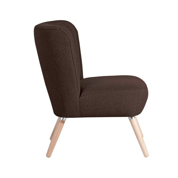 Poltrona Neele Chocolate marrone scuro - Max Winzer-image-3