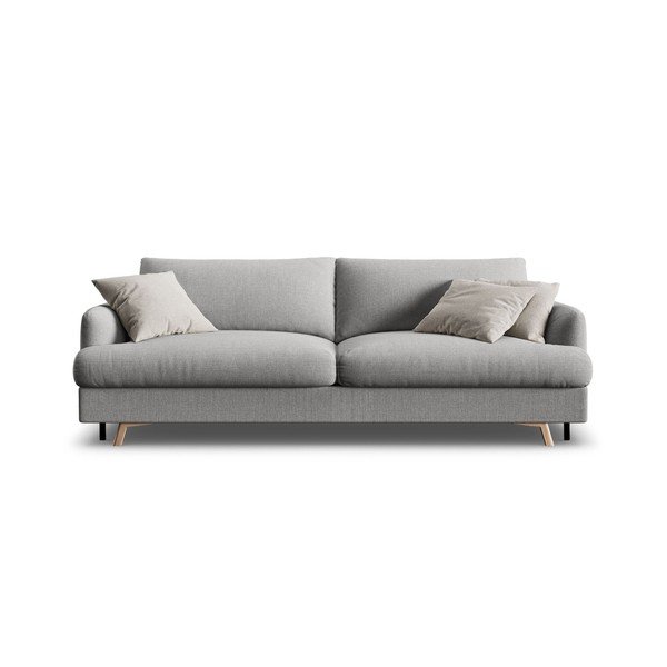 Divano grigio allungabile/con contenitore 233 cm Naomi – Micadoni -image-1