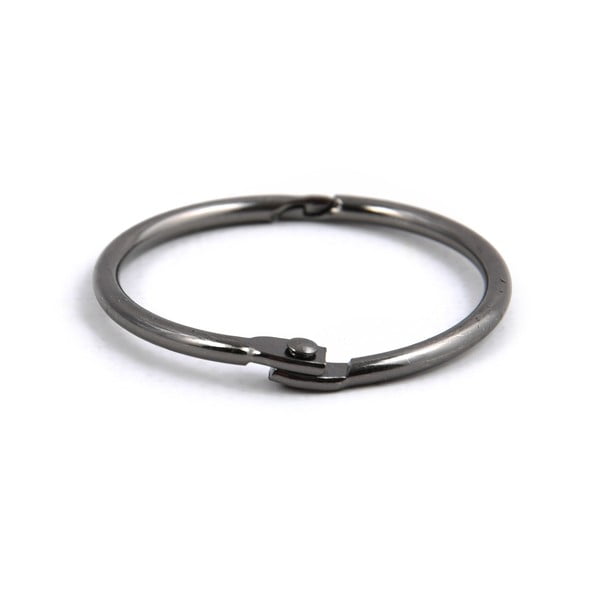 Set di anelli per tenda doccia color nero opaco 12 pz Ringo Small – Spirella-image-4