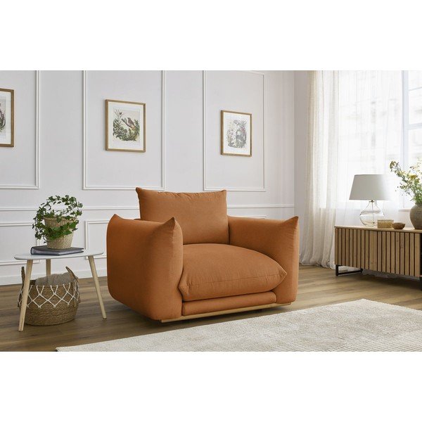 Poltrona arancione Ernest – Bobochic Paris-image-1