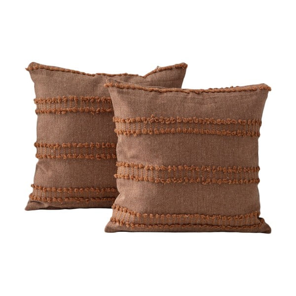 Federe decorative in set 2 pz 43x43 cm Tuffet – Mioli Decor