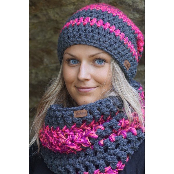 Cappello lavorato a mano all'uncinetto Rosie - DOKE-image-4