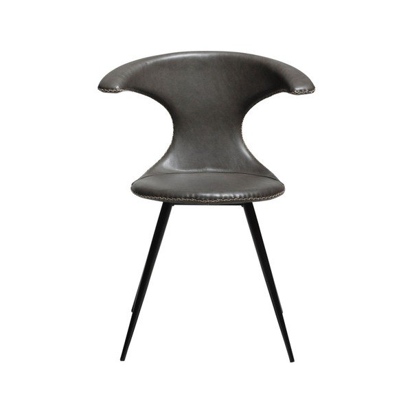 Sedia in similpelle grigia Flair - DAN-FORM Denmark-image-1