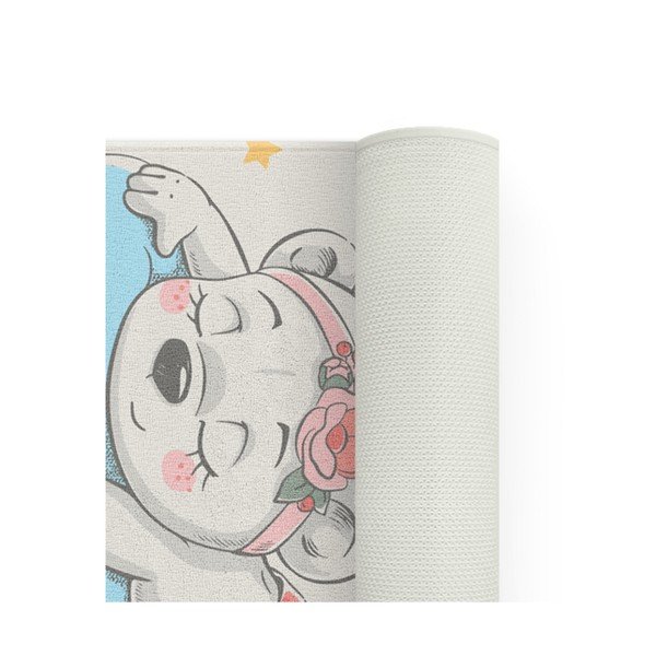 Tappeto bianco per bambini 80x140 cm Happy Dreams - Oyo Concept-image-4