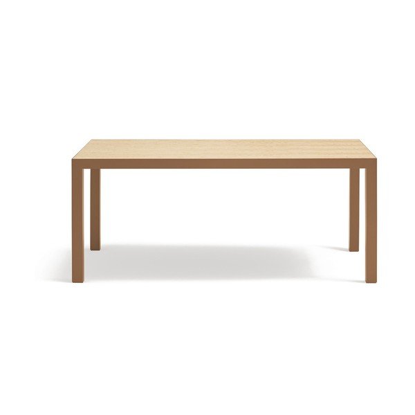 Tavolo da pranzo con piano in rovere massiccio 75x180 cm Alma – Teulat-image-2