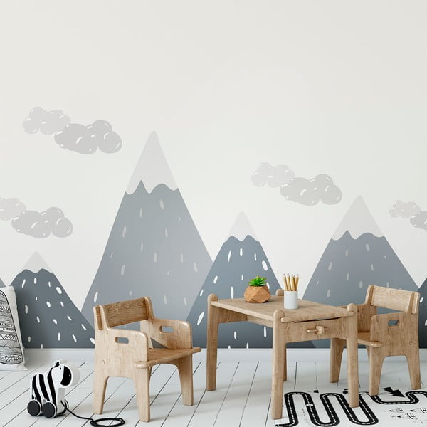 Adesivo murale Montagne giganti scandinave Dinka - Ambiance