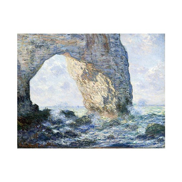 Obraz Claude Monet - The Manneporte, 50x40 cm