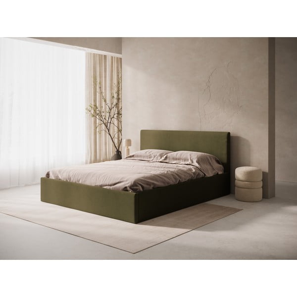 Testiera verde in imbottito 150,5x100 cm Remo – Micadoni -image-1