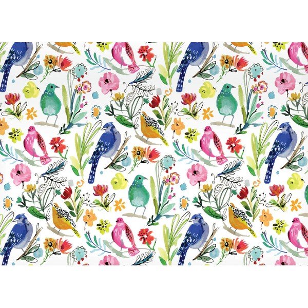 Set di 5 carte regalo 69,5x48,5 cm Blue Bird Life - Roger la Borde-image-1