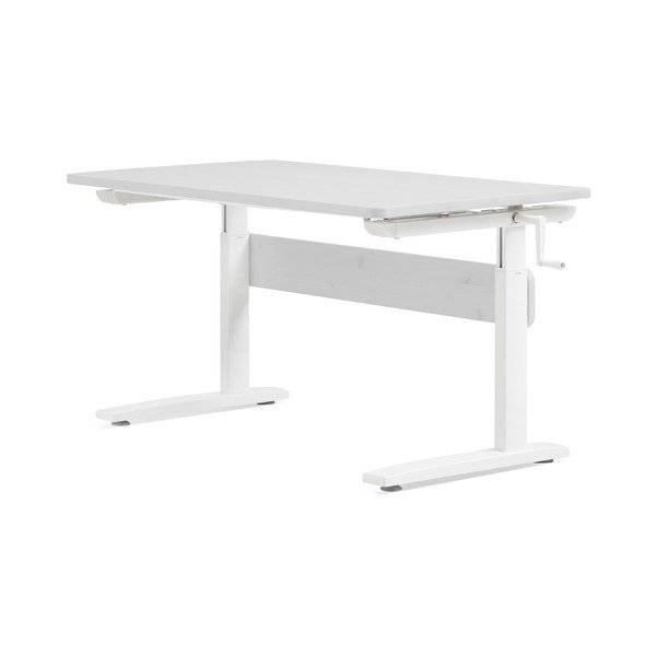 Scrivania bianca con altezza regolabile Classic - Flexa