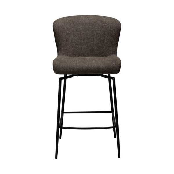 Sgabello da bar marrone imbottito (altezza della seduta 67,5 cm) Glam – DAN-FORM Denmark-image-4