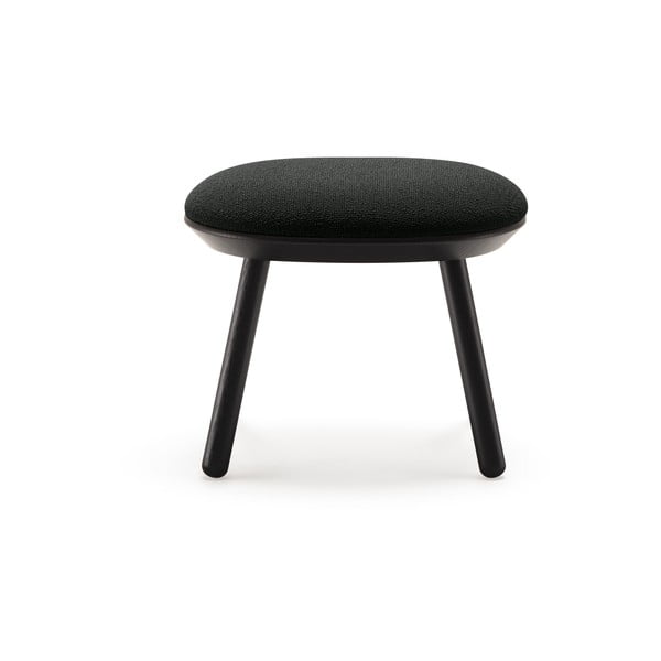 Pouf in lana nera Naïve - EMKO-image-2