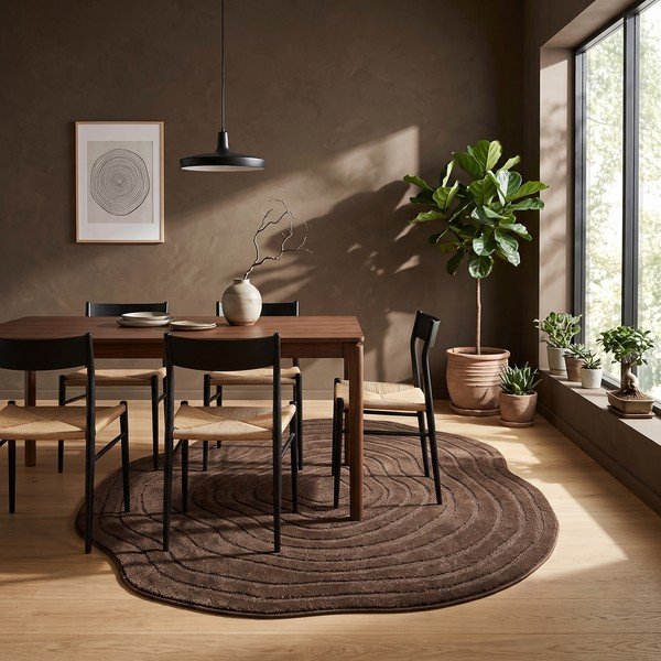 Tappeto marrone 160x230 cm Pebble – ESTE-image-1