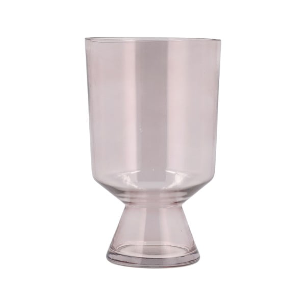 Vaso in vetro rosa chiaro (altezza 24 cm) Drum - Villa Collection