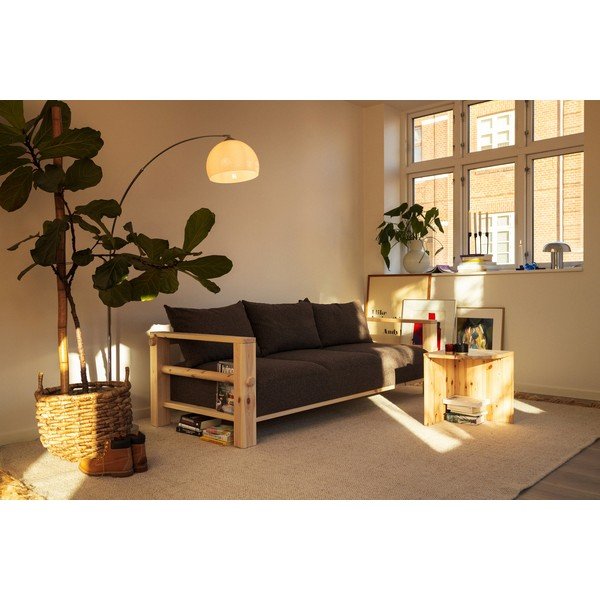Divano grigio scuro 225 cm Bare – Karup-image-1