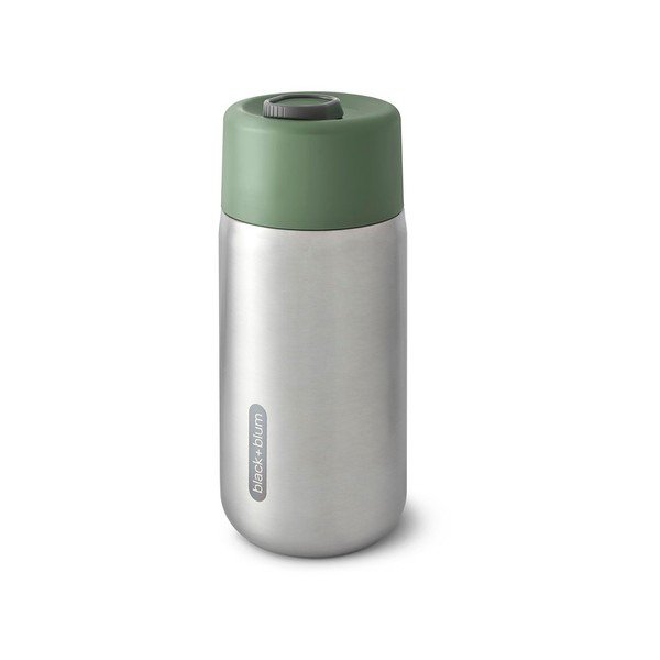 Tazza termica argentata in acciaio inox 340 ml – Black + Blum