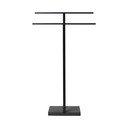 Portasciugamani in metallo nero, altezza 86 cm - Blomus