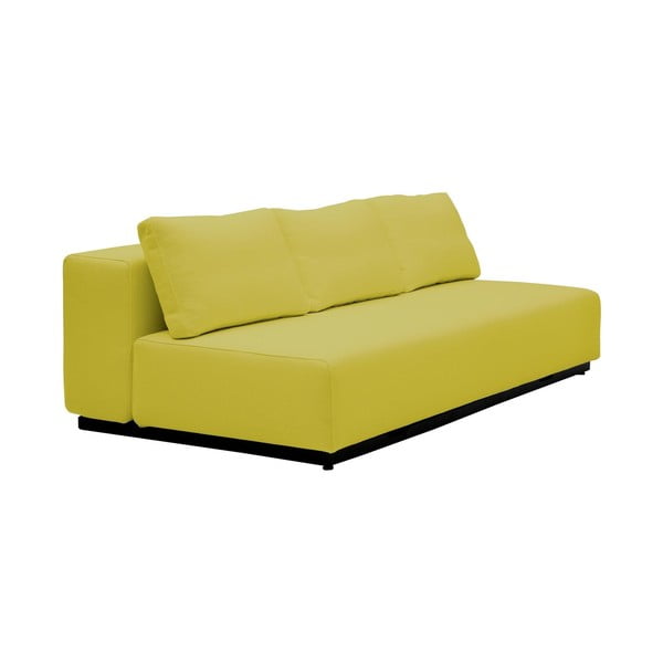 Divano letto verde lime, 200 cm Nevada - Softline