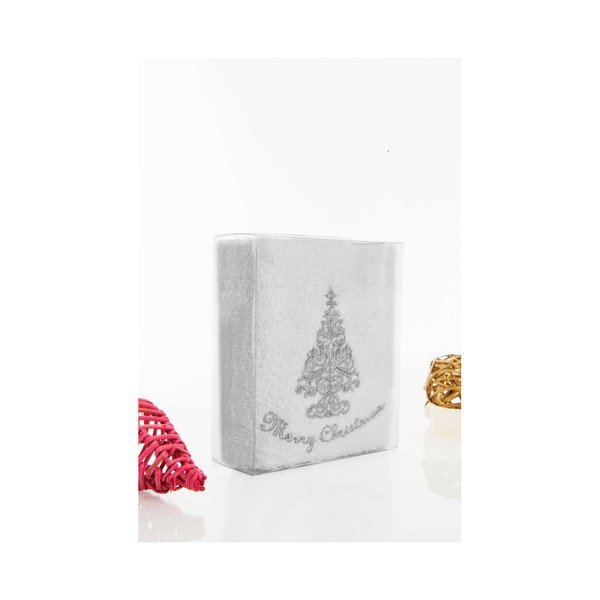 Osuška Christmas Merry White, 30 x 50 cm-image-2