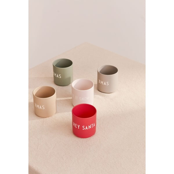 Tazza in finta porcellana grigia, 0,25 l Favourite - Design Letters-image-1