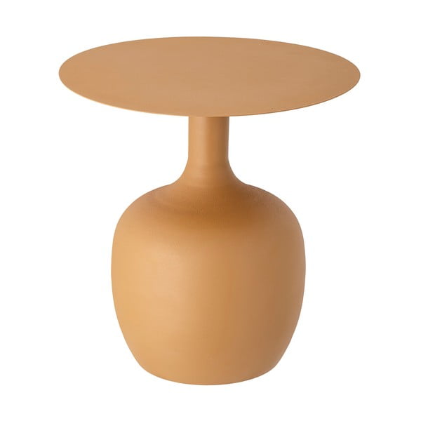 Tavolino rotondo in metallo arancione ø 46 cm Ayah - Bloomingville-image-3