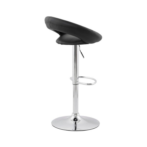 Sedia da bar nera Atlantis - Kokoon-image-2
