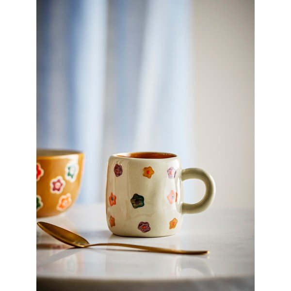 Tazza per bambini beige in gres 130 ml Addy – Bloomingville Mini-image-1