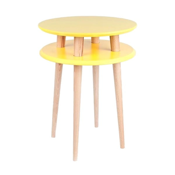 Tavolino UFO giallo, Ø 45 cm Ufo - Ragaba