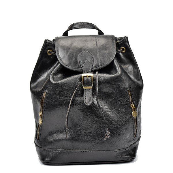 Zaino in pelle nera Cindy - Sofia Cardoni