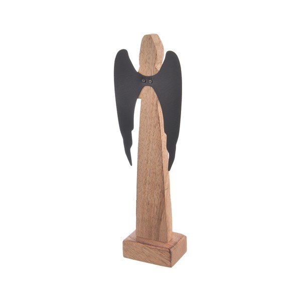 Statuetta in legno (altezza totale 27 cm) Angel – Orion-image-3