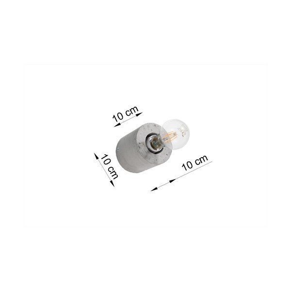 Lampada da parete in cemento Elia - Sollux-image-2
