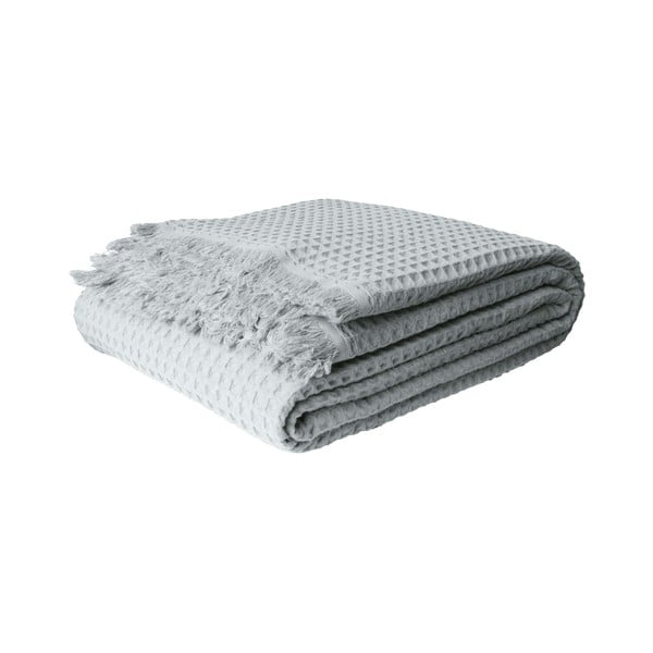 Copriletto color menta in cotone 140x200 cm Waffle – Mijolnir