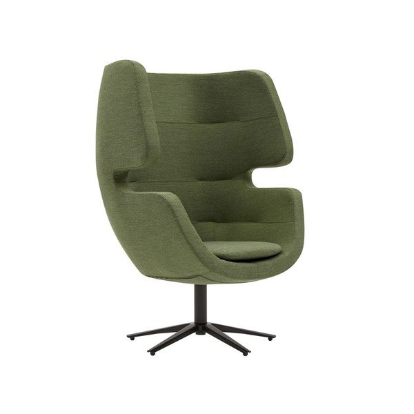Sedia girevole verde scuro Moai - Softline